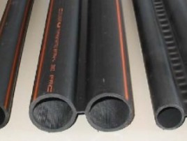 PE pipes for the protection of telecommunication cables