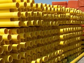 PVC protective pipes